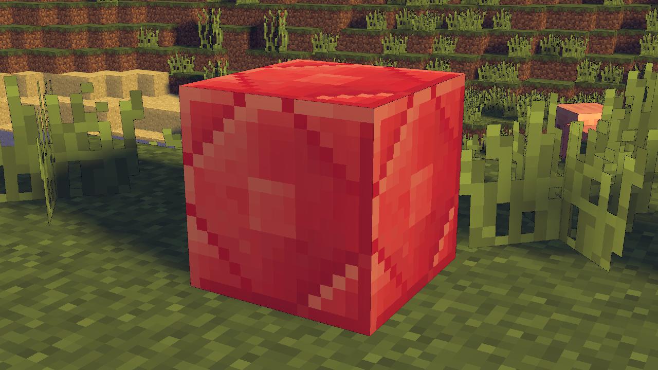 Рубиновый блок 16x16