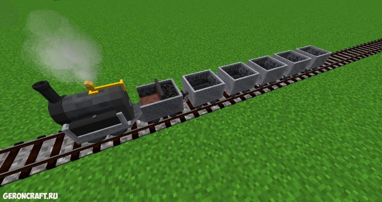 Майнкрафт immersive railroading как запустить поезд