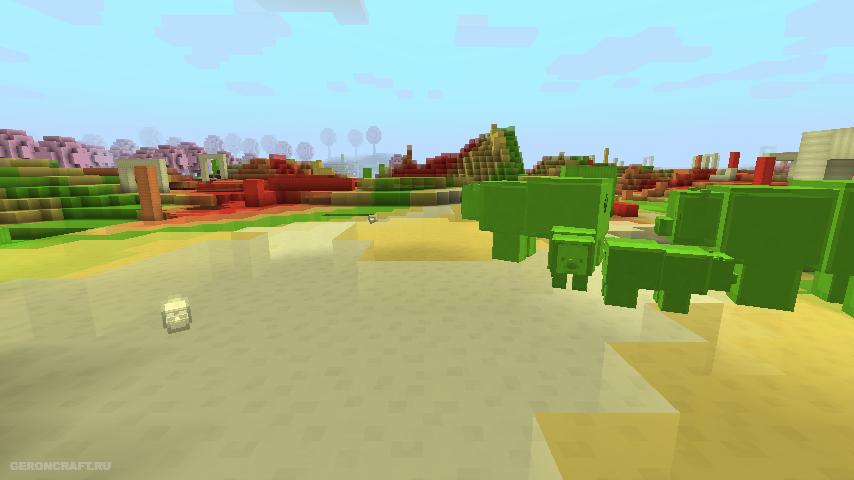 Candy World Minecraft. Candy World Mod. Patreon Minecraft.